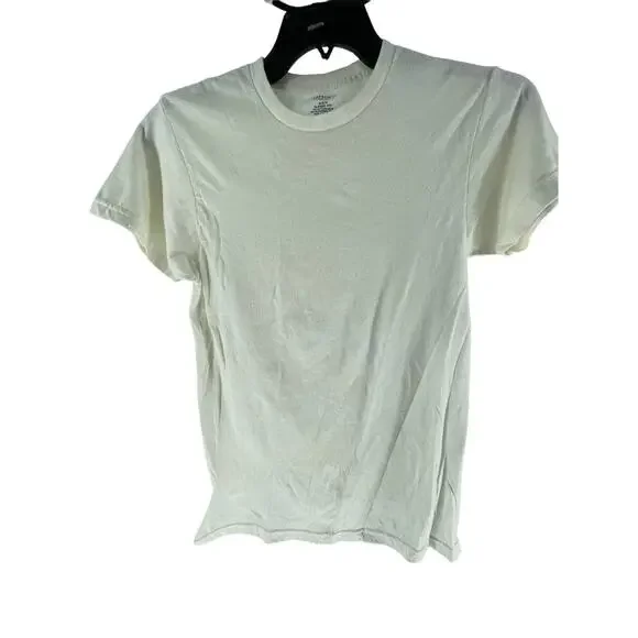 Stafford Essentials Classic Fit White Short Sleeve Crew Neck T-Shirt Men's Small - Picture 2 of 6